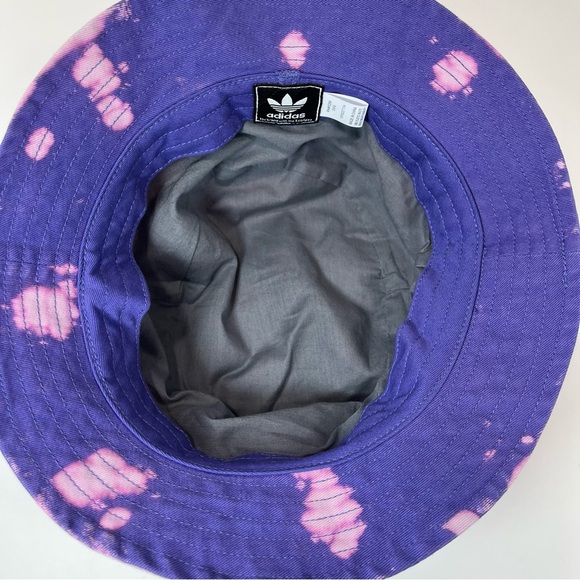 ADIDAS Women's Reverse Dye Bucket Hat Pulse Lilac Purple Y2K - Picture 5 of 6